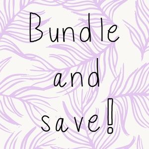 Like a few things? Bundle and save!!